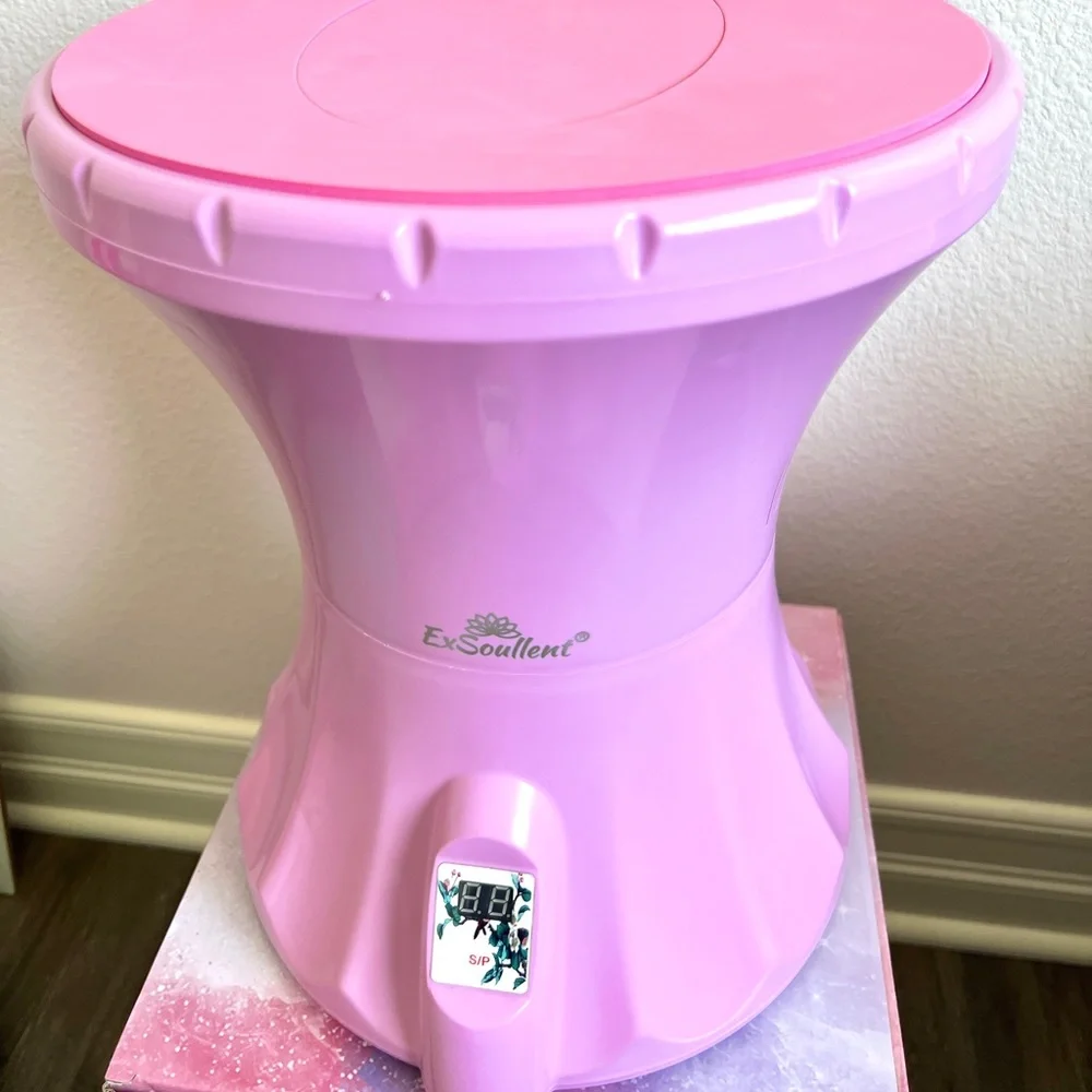 Electric Yoni Steam Seat & Spa Kit with 2 OZ Organic Yoni Steam Herbs